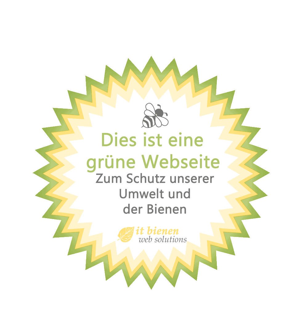 Grüne Webentwicklung Siegel